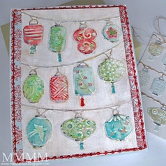 Cuttlebug 4-pc embossing folders - ORIENTAL WEAVE - Picture 5 of 11